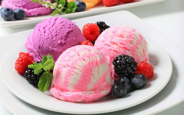 Postres con berries